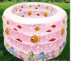 Multi color 0.28mm PVC Inflatable Swimming Pools Round For Activity