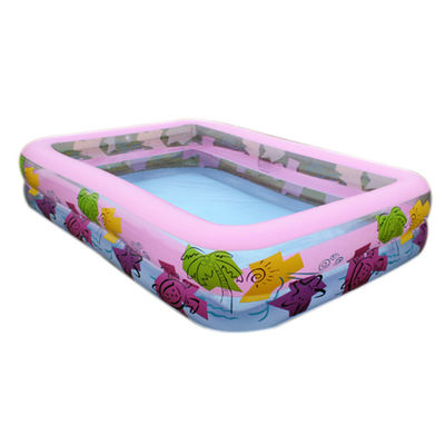 Entertaiment Pvc Family Inflatable Swimming Pools Durable With Silk Print