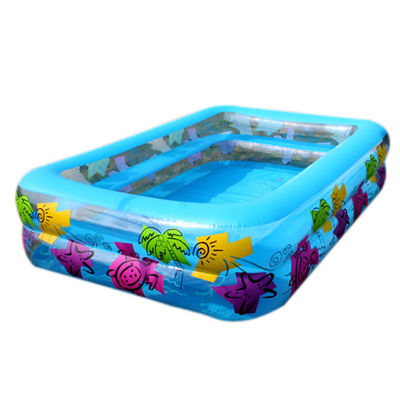 Entertaiment Pvc Family Inflatable Swimming Pools Durable With Silk Print