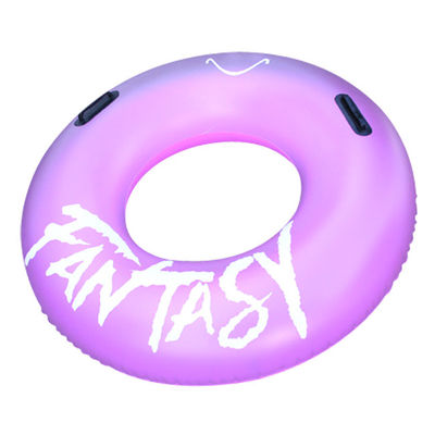 Cute Single Round Pvc Water Towable Tube Waterproof For Swimming