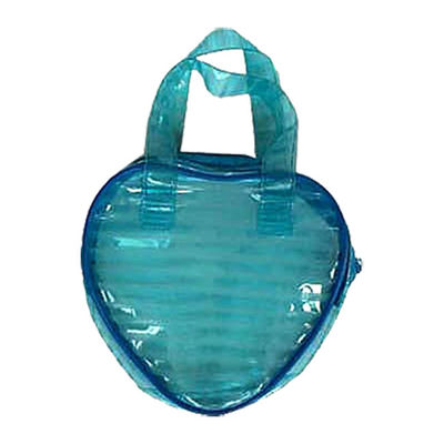 Lovely Green Small Clear PVC Bags Backpack , Beauty Transparent Handbag