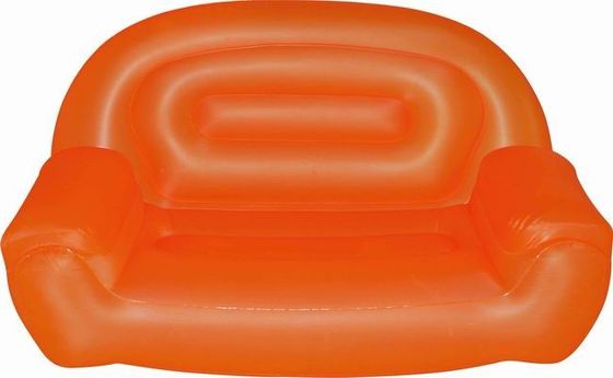 Portable PVC Inflatable Sofa Chair Soft Green , 0.4mm Thick