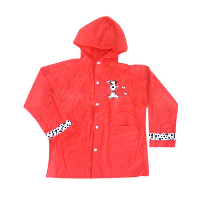 Children PVC Raincoat Mickey Mouse Printing Eco-friendly