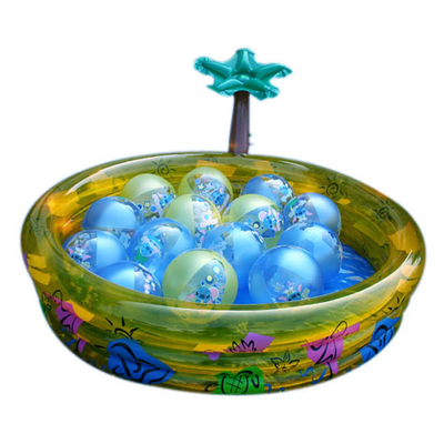 OEM PVC Inflatable Swimming Pools For Child , Inflated Tree Play Game Pool