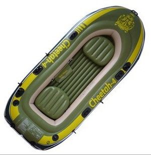 Fishing Rigid PVC Inflatable Boat With 2 Valves , 3P Free