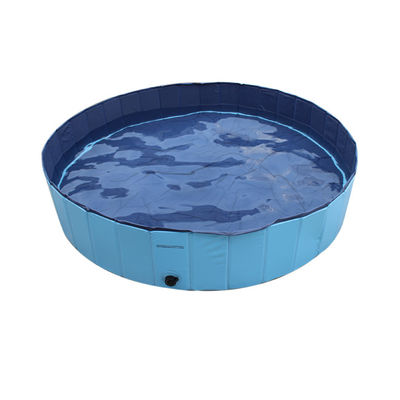 Eco-Friendly Pvc Pet Bath Tub Blue Round For Promotional