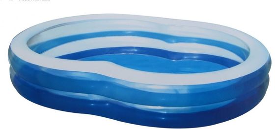 PVC Large Inflatable Swimming Pools With Fish Print For 2 - 5 Person