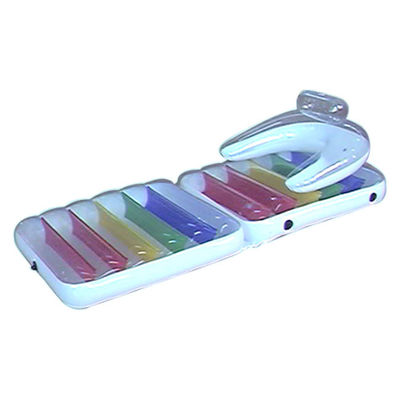 Fashion Self Inflatable Air Mattress , Blue Folding PVC Lounge Chair