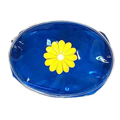 Bule 0.30MM Clear PVC Bags With Zipper For Cosmetic Packaging