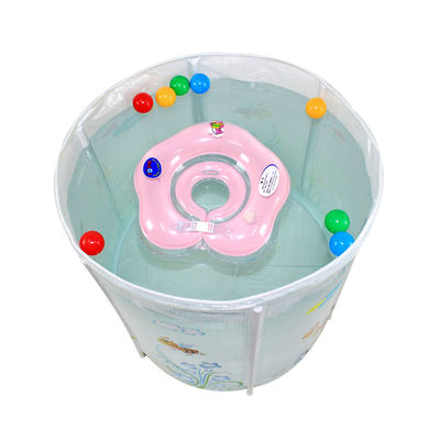 Customized Pvc Kids Inflatable Swimming Pools Clear With Double Valves