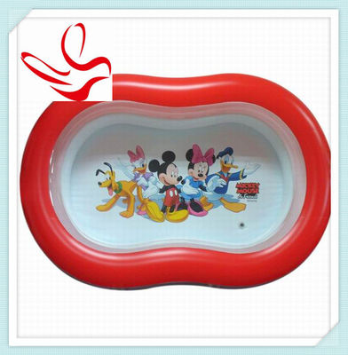 Portable Inflatable Swimming Pools 88L For Promotional , 0.35mm PVC