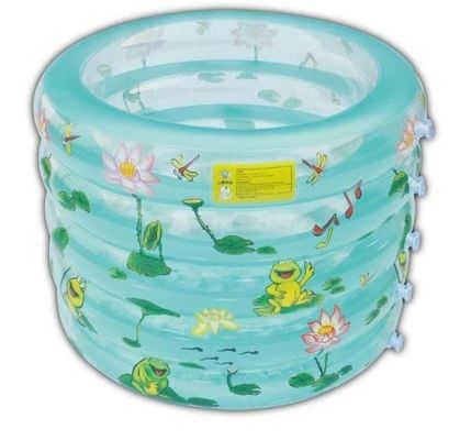 Transparent Inflatable Swimming Pools Five Ring With Double Bottom