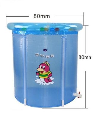 Bubbles Inflatable Swimming Pools Round 80x80cm For Children