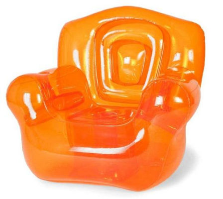 Home Inflatable Sofa Chair Yellow For Small Living Room