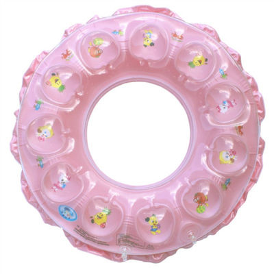 45x45 cm Inflatable Swimming Rings For Kids , Yellow Air Swimming Pool Rings