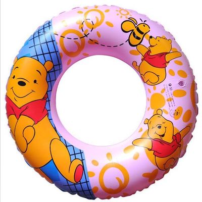Verney Printed Inflatable Swimming Rings Plastic , PVC Swim Tubes