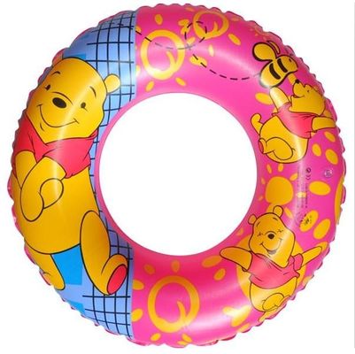Verney Printed Inflatable Swimming Rings Plastic , PVC Swim Tubes