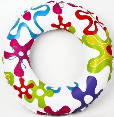 Baby Swimming Inflatable Ring 0.18mm PVC , Water Safe Ring