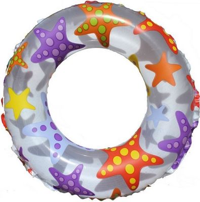 Baby Swimming Inflatable Ring 0.18mm PVC , Water Safe Ring