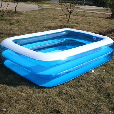 Giant Inflatable Swimming Pools Square For Family Use 0.18mm PVC