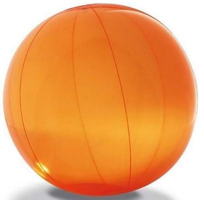 Promotional Blue Inflatable Beach Balls , Pvc Air Water Sport Ball