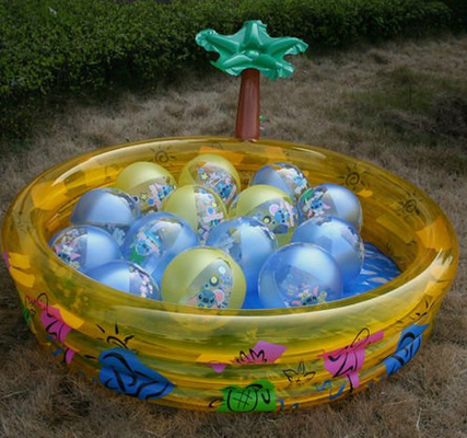 OEM PVC Inflatable Swimming Pools For Child , Inflated Tree Play Game Pool