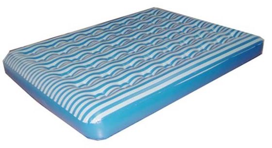 Green Inflatable Flocking Air Beds Mattress For Bedroom 76"x18"
