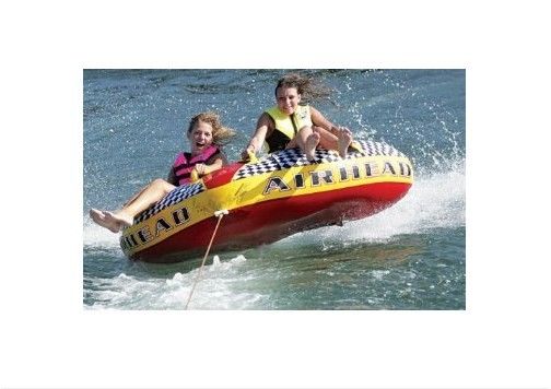 Butterfly Shape Water Towable Tube Pvc Nylon Covered For Two Persons