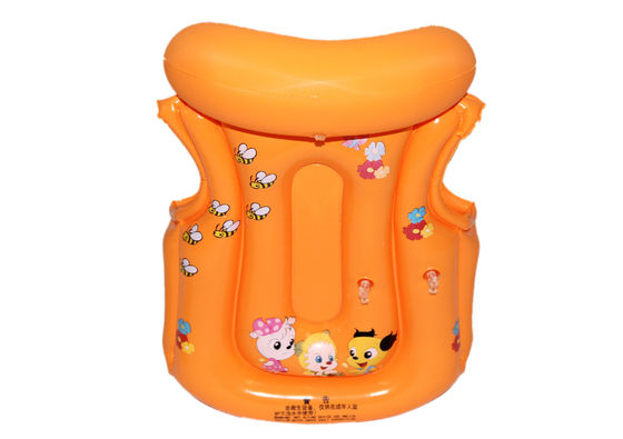 Cute Durabale Pvc Inflatable Life Vest , Safe Inflatable Jack For Kids