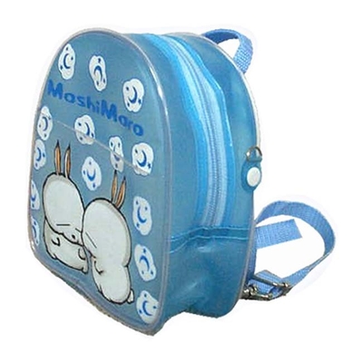 Bolsos claros lindos preciosos personalizados mochila, bolso del PVC de los niños