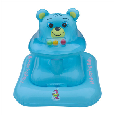 PVC inflable de la silla del sofá del estilo azul del oso como asientos del bebé