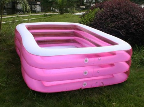 Cuadrado inflable gigante de las piscinas para el PVC del uso 0.18m m de la familia