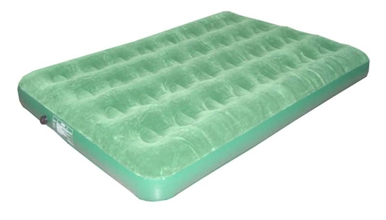 Colchón de congregación inflable verde de las camas de aire para el dormitorio 76" x18”