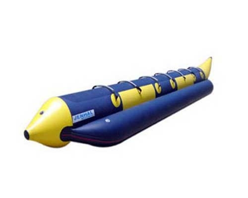 Barco inflable del PVC del plátano 0.9m m para los adultos, barcos inflables el pontón