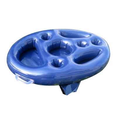 Juguetes inflables portátiles del agua para la promoción, 24" el hielo inflable y refrigerador de la bebida