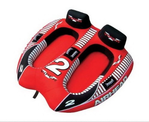 Tubo remolcable con las costuras cosidas doble, 72" del agua inflable de 2 personas X 62"