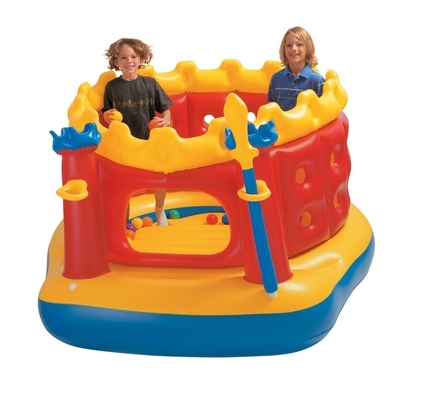 Castillo de salto inflable de los pequeños niños redondos para el PVC del anuncio fresco